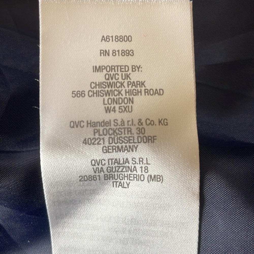 Susan Graver L Navy Weekend Vest with Hood A618800 - Picture 6 of 6